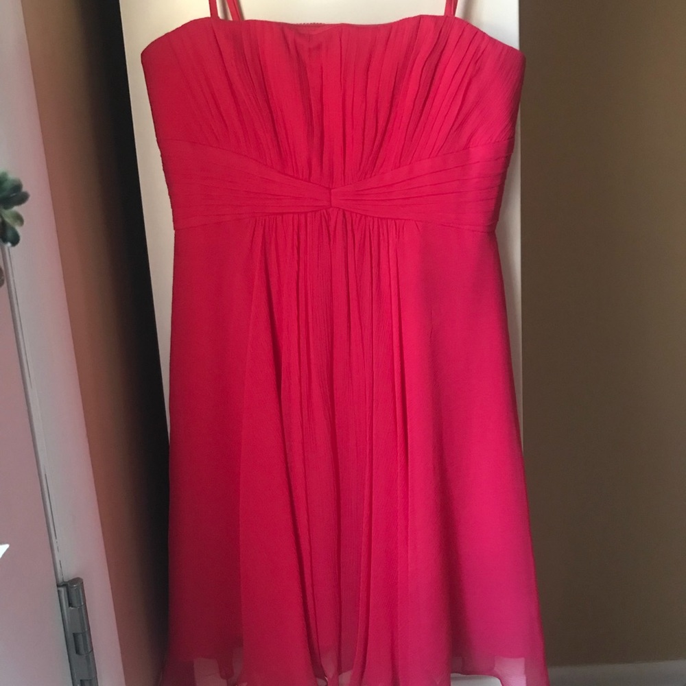 Hot Pink Strapless BCBGMaxAria Dress